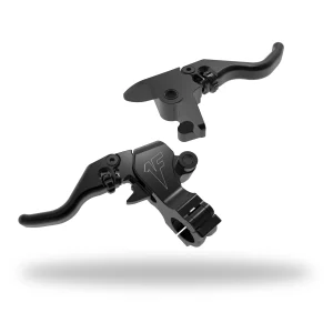 1 FNGR Signature Series Adjustable Easier Pull Clutch + Brake Lever Combo | Black - 2015+ SOFTAIL