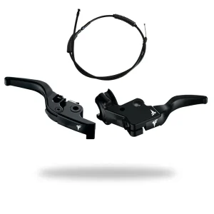 1FNGR Easier Pull Clutch Lever Kit | 2024 Harley Davidson Glides BLACK