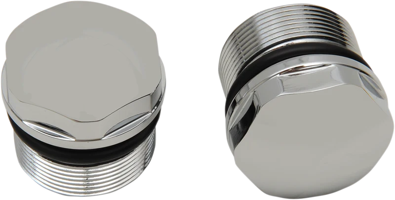 DRAG SPECIALTIES FORK TUBE CAP - CHROME - 39 MM - HARLEY-DAVIDSON '87-'07 - C23-0218D (SALE)