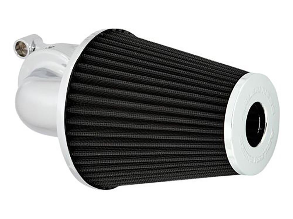 Arlen Ness 90deg Monster Sucker Air Cleaner Kit - Chrome. Fits Touring 2008-2016, Softail 2016-2017, CVO Softail 2011-2017 & Dyna Low Rider S 2016-2017 with Throttle-by-Wire (SALE)